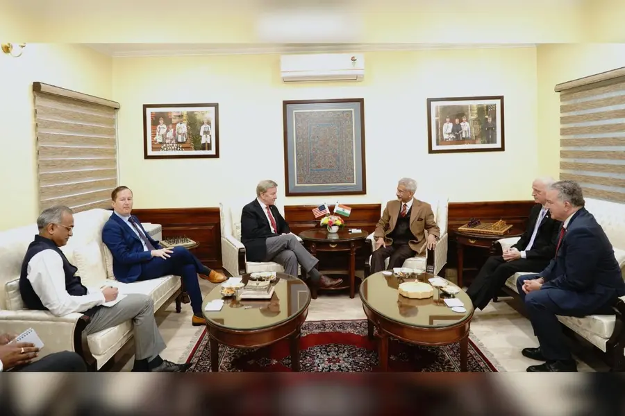 EAM Jaishankar meets US lawmakers in Delhi
