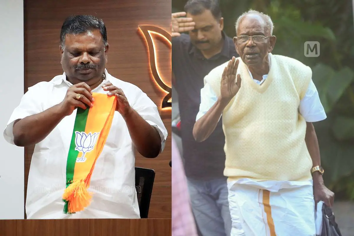 എസ്. രാജേന്ദ്രൻ, എം.എം. മണി | ഫോട്ടോ - മാതൃഭൂമി
