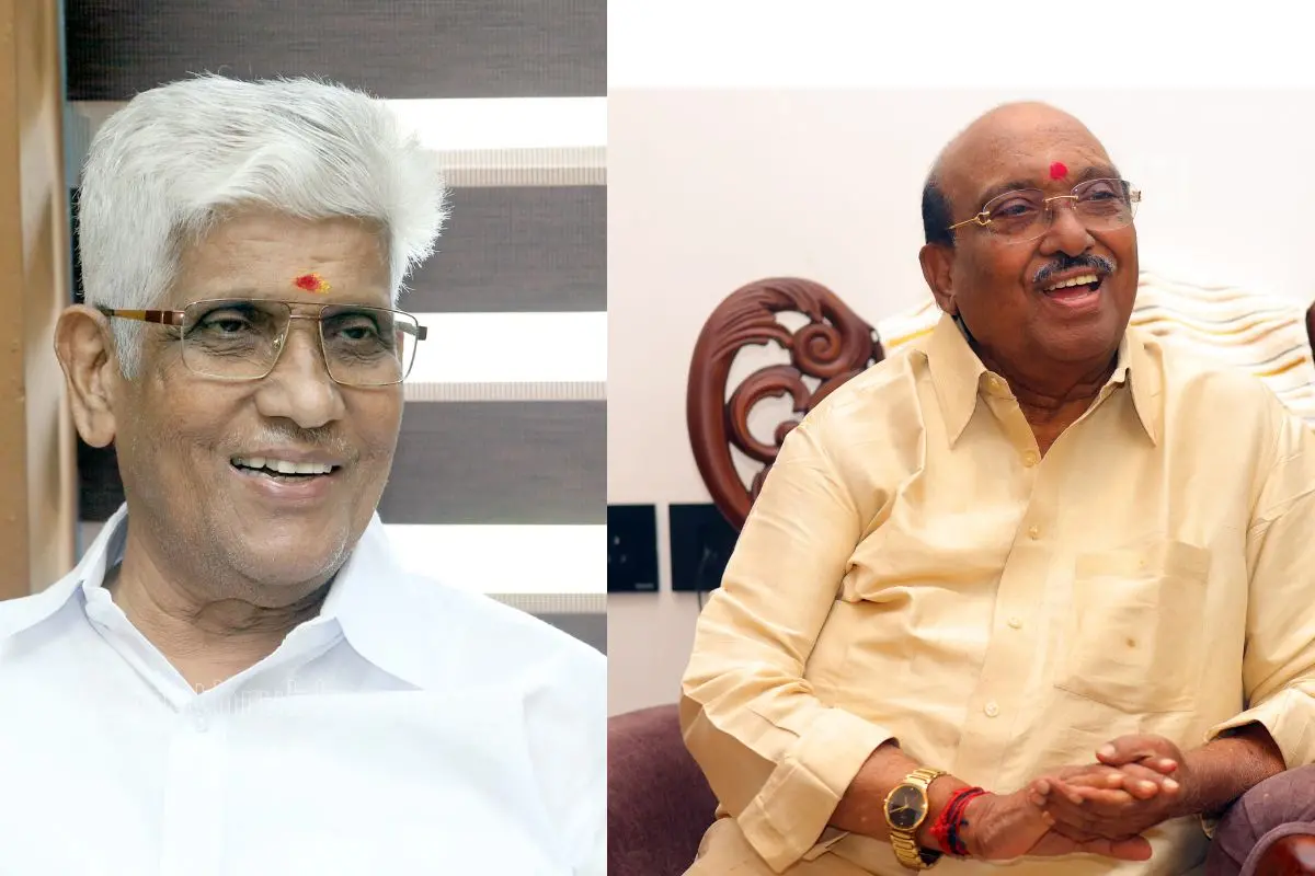 G Sukumaran Nair and Vellappally Natesan| Photo: Mathrubhumi