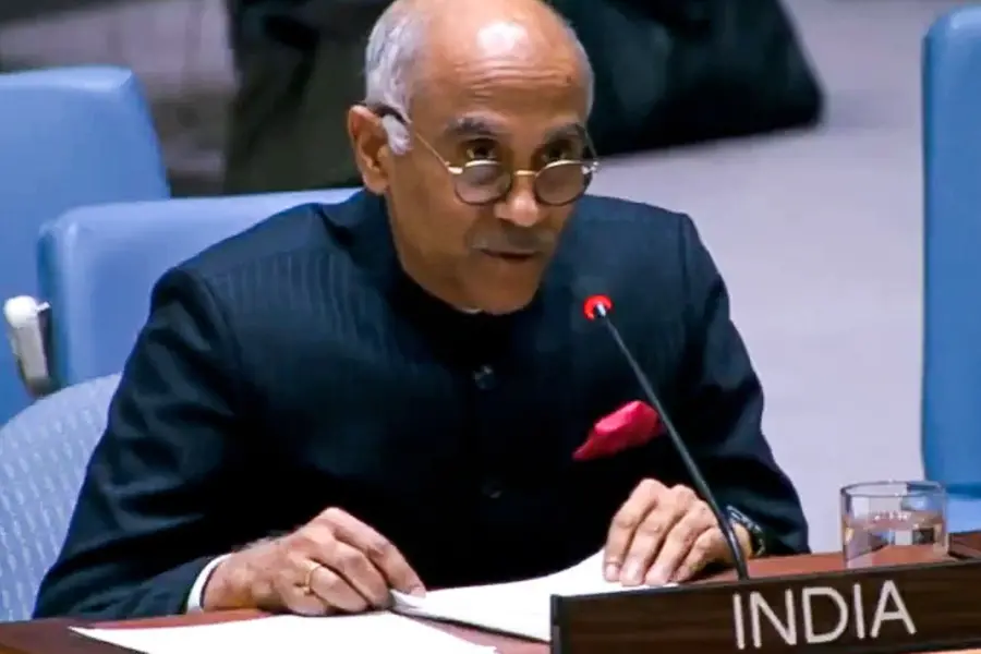 Permanent Representative of India to the United Nations Parvathaneni Harish
