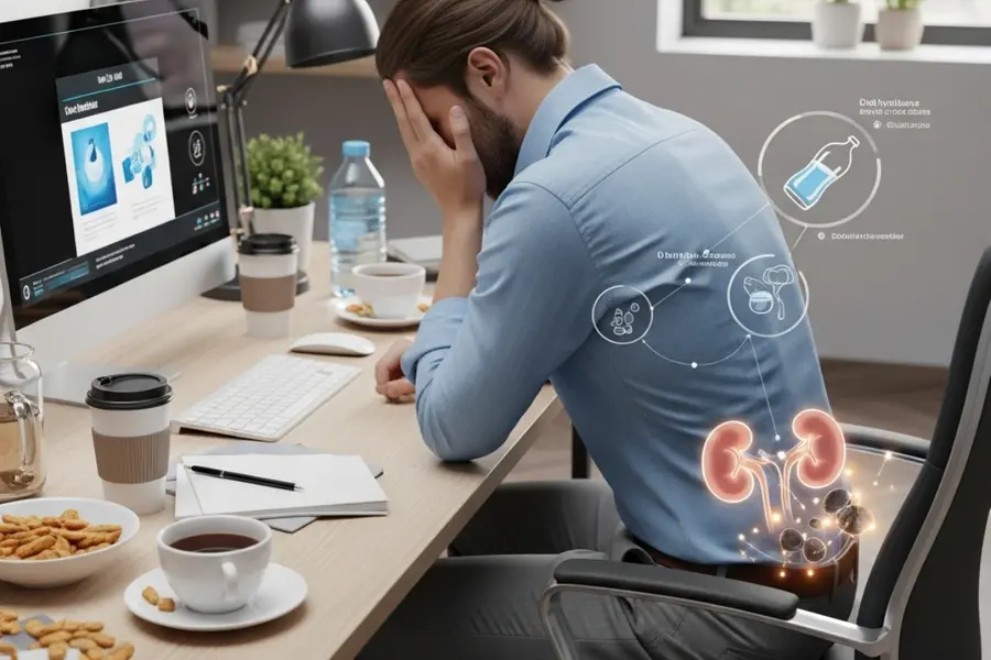 Kidney stones in your 20s and 30s? Here’s what office-goers must know