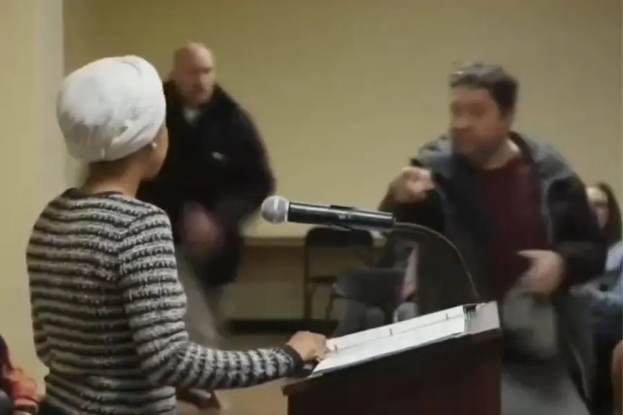 US Rep. Ilhan Omar ‘attacked’ at Minneapolis town hall, sprayed with unknown substance | VIDEO
