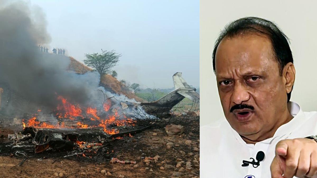 Plane carrying Maharashtra DY CM Ajit Pawar crashes during landing