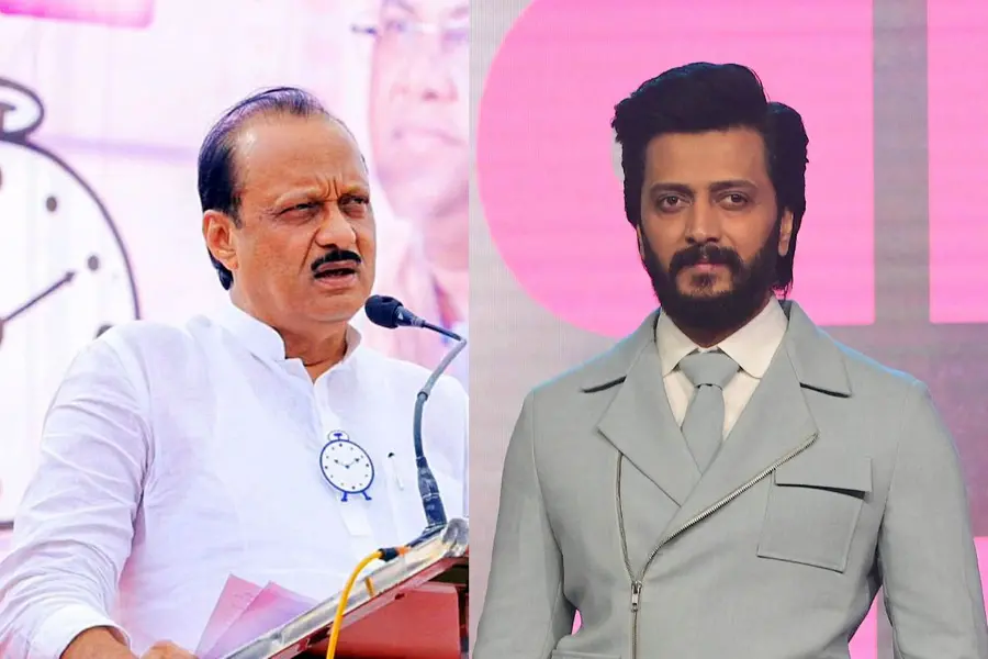 Ajit Pawar and Riteish Deshmukh