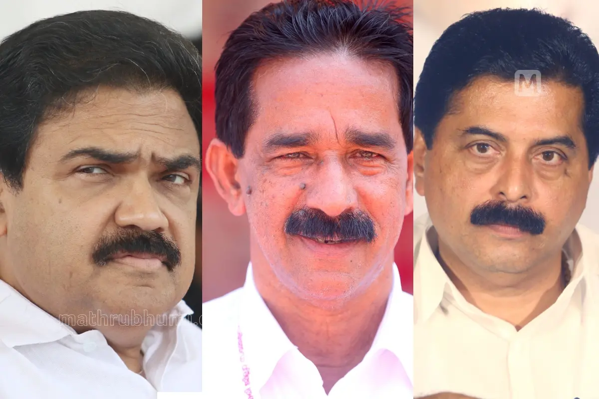 ജോസ് കെ മാണി, സി.വി. വർഗീസ്, റോഷി അഗസ്റ്റിൻ | Photo: Mathrubhumi