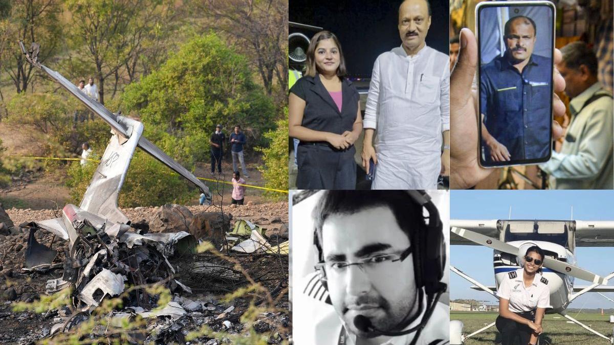 Ajit Pawar plane crash: Who were the crew members and security officer killed