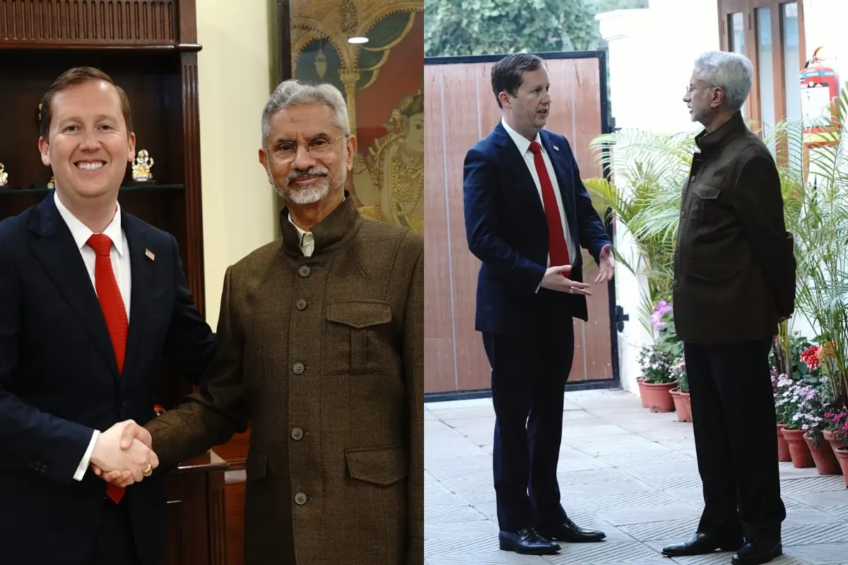 External Affairs Minister S Jaishankar meets US Ambassador to India Sergio Gor, in New Delhi | Photo: @DrSJaishankar on X