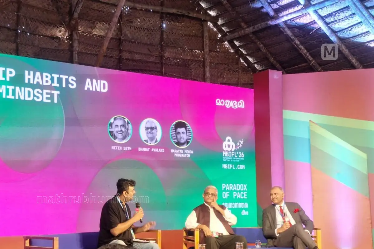 Narayan Menon, Bharat Avalani and Nitin Seth | Photo: Mathrubhumi