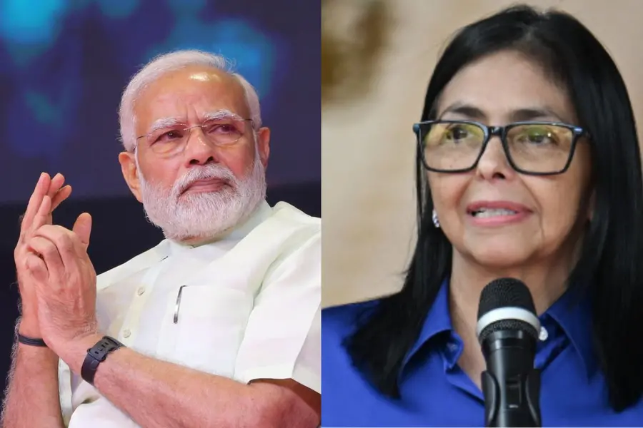Narendra Modi, Delcy Rodriguez