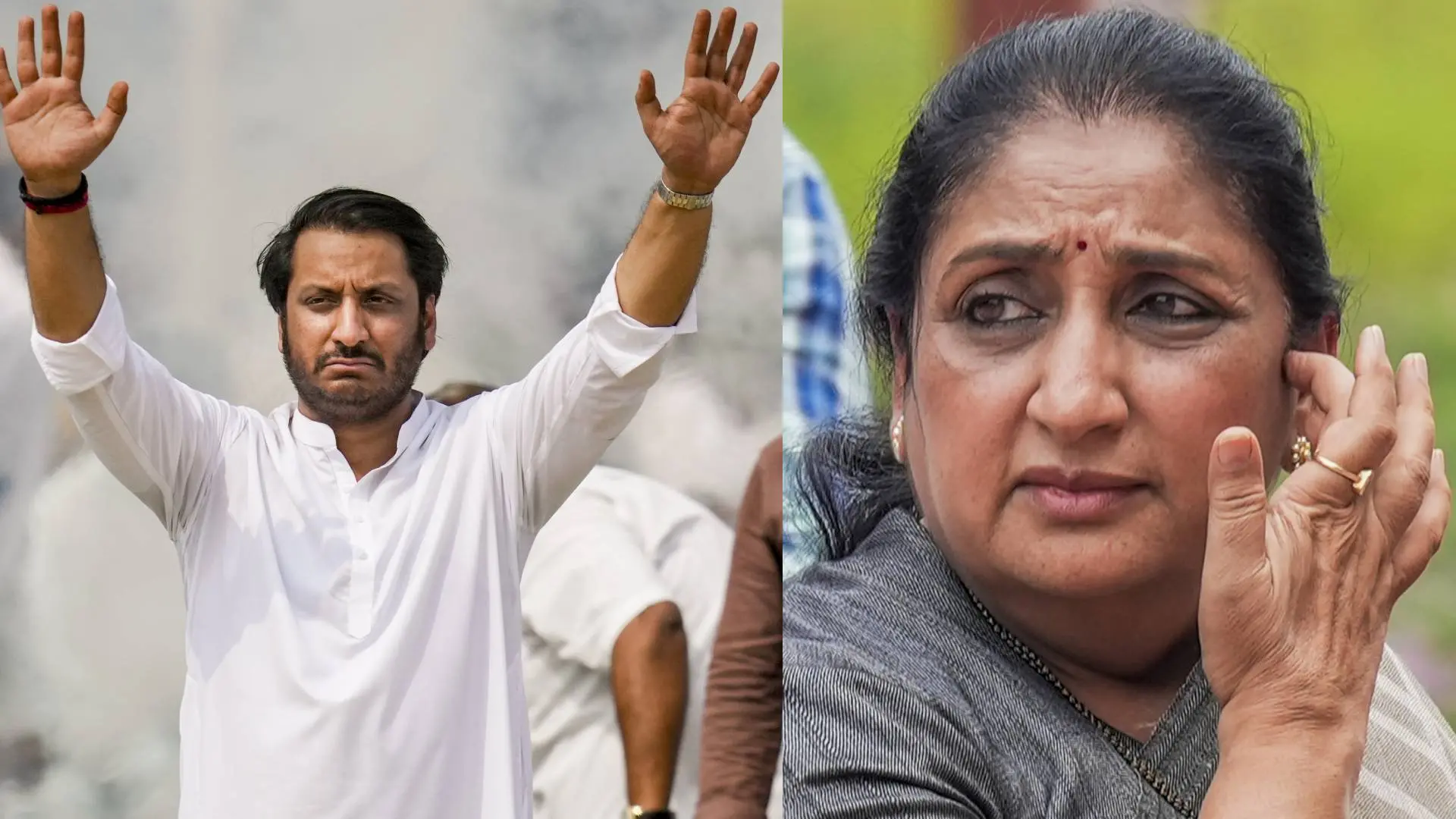 പാർഥ് പവാർ, സുനേത്ര | Photo: PTI