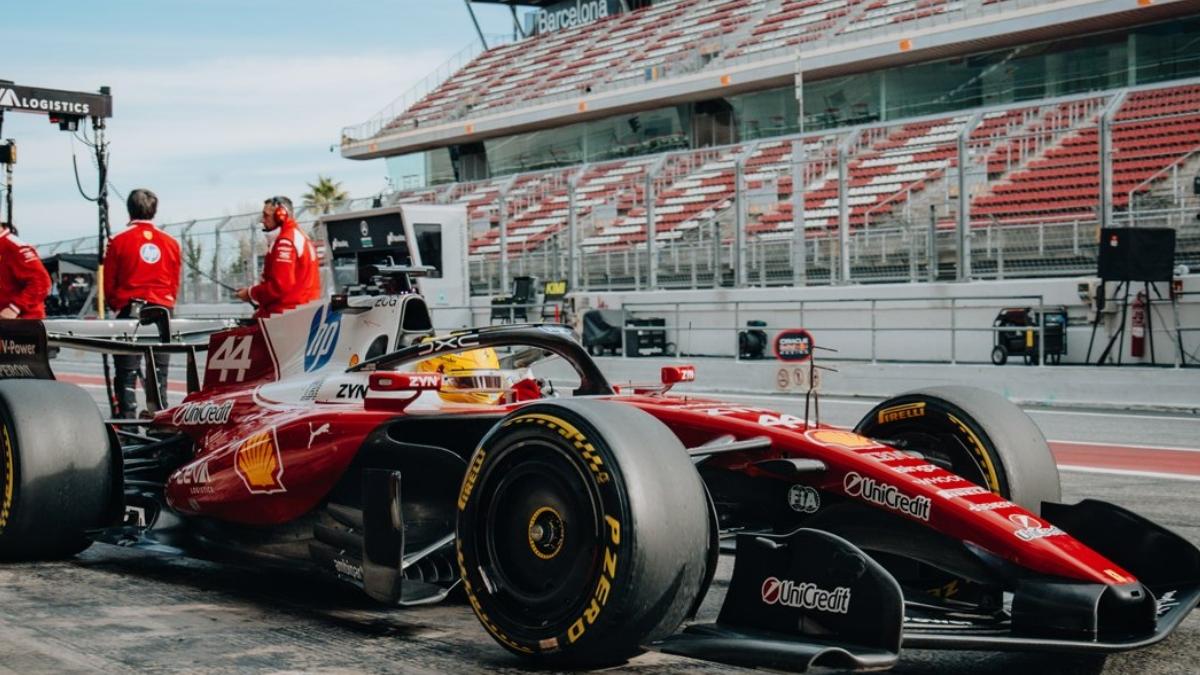 Hamilton ends on top: Ferrari ace sets fastest lap as 2026 Barcelona Shakedown concludes