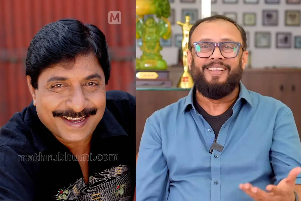 ശ്രീനിവാസൻ, ലാൽജോസ് | ഫോട്ടോ: വി.പി. പ്രവീൺകുമാർ\ മാതൃഭൂമി, സ്ക്രീൻ​ഗ്രാബ്
