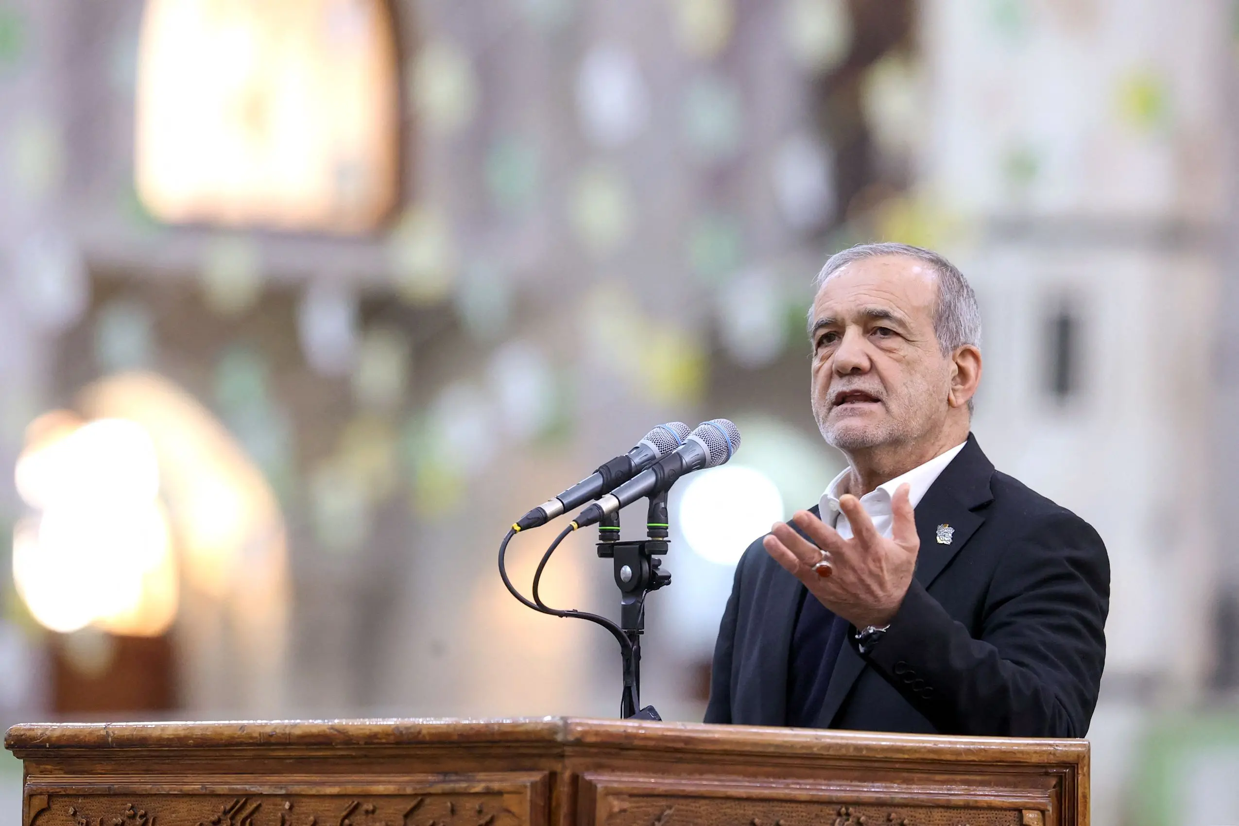 Iran's President Masoud Pezeshkian | File photo: AFP