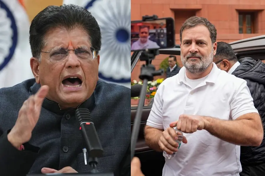 piyush goyal, rahul gandhi
