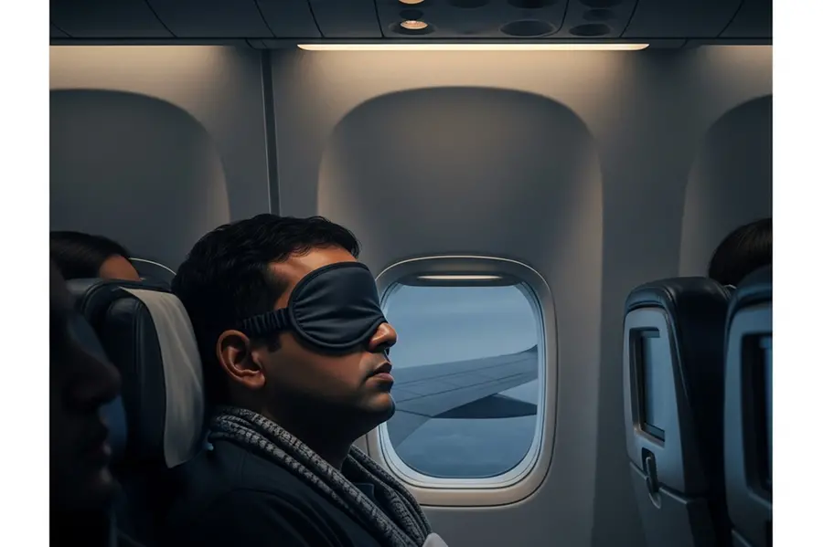 Sleep mask as cover: Indian man convicted for groping woman on US flight despite resistance
