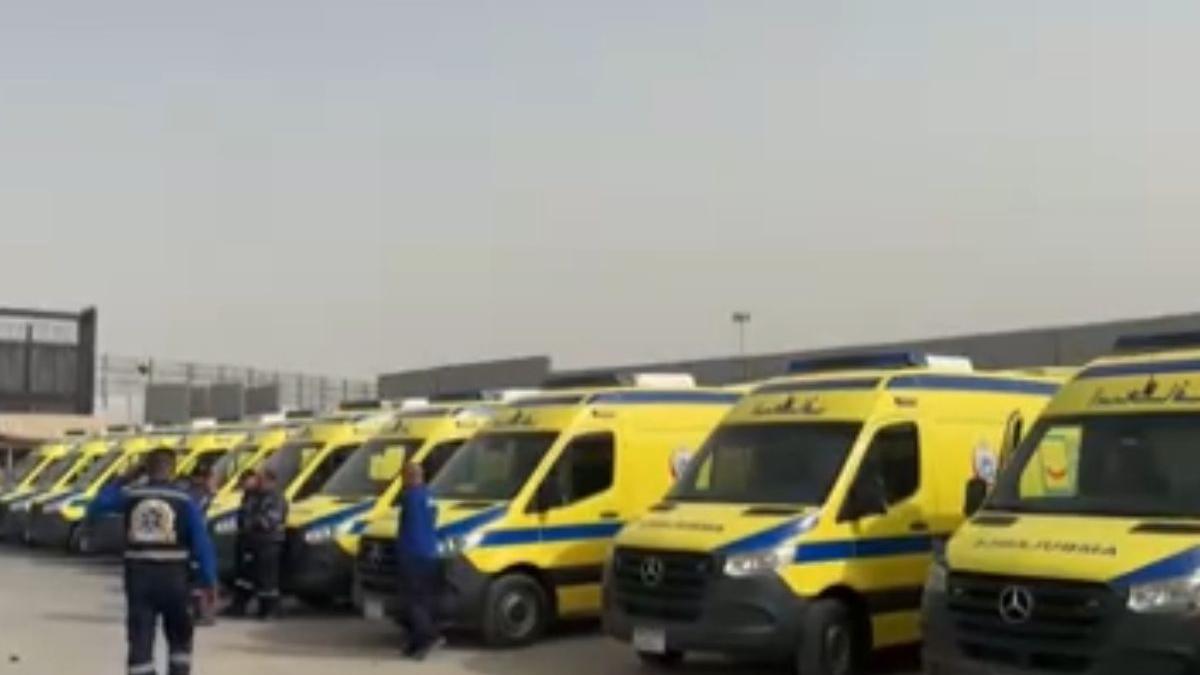 Palestinians gather at Rafah crossing as reopening faces...