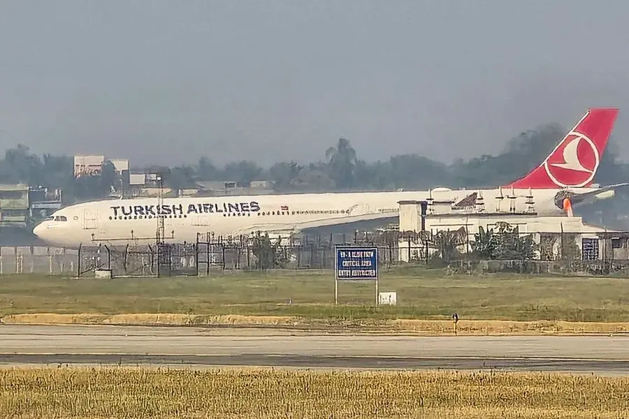 Fire in right engine forces Turkish Airlines plane to make emergency landing at Kolkata Airport