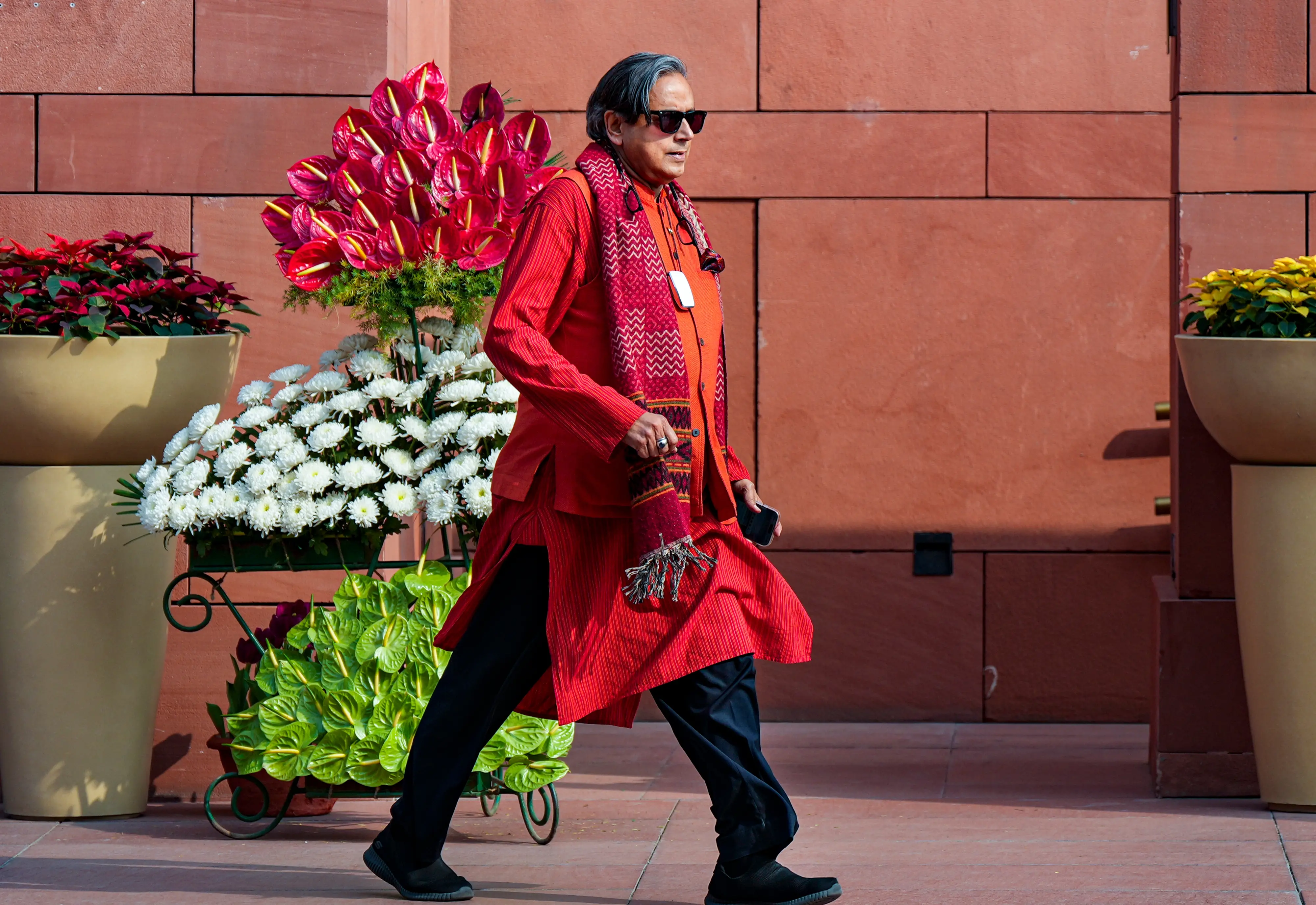 Congress MP Shashi Tharoor during the Budget Session of the Parliament, in New Delhi | File photo: PTI