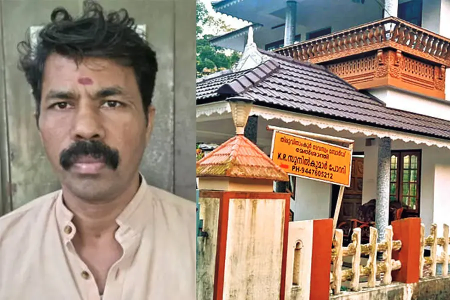 ശബരിമല ആടിയ ശിഷ്ടംനെയ്യിലെ ക്രമക്കേട്; സുനിൽകുമാർ പോറ്റി താമസിച്ചിരുന്ന വാടകവീട്ടിൽ വിജിലൻസ് പരിശോധന