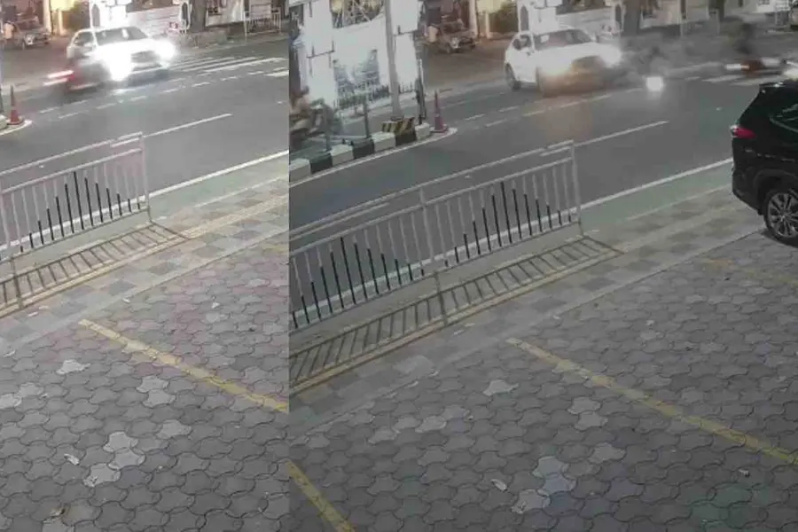 മണിയൻപിള്ള രാജുവിന്റെ കാർ അപകടത്തിൽപ്പെട്ട സംഭവം; സിസിടിവി ദൃശ്യം പുറത്ത്, നടന് ജാമ്യം