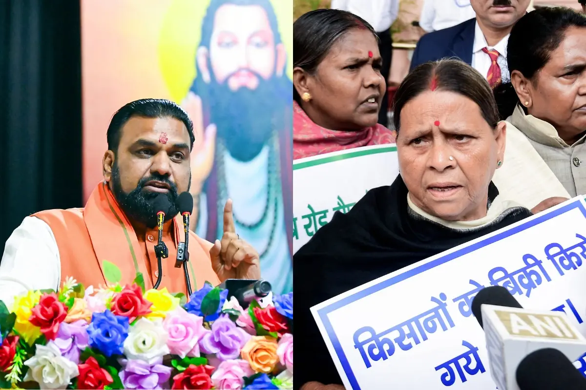 Bihar Deputy Chief Minister Samrat Choudhary and Former Bihar CM and RJD senior leader Rabri Devi.| Photo: PTI