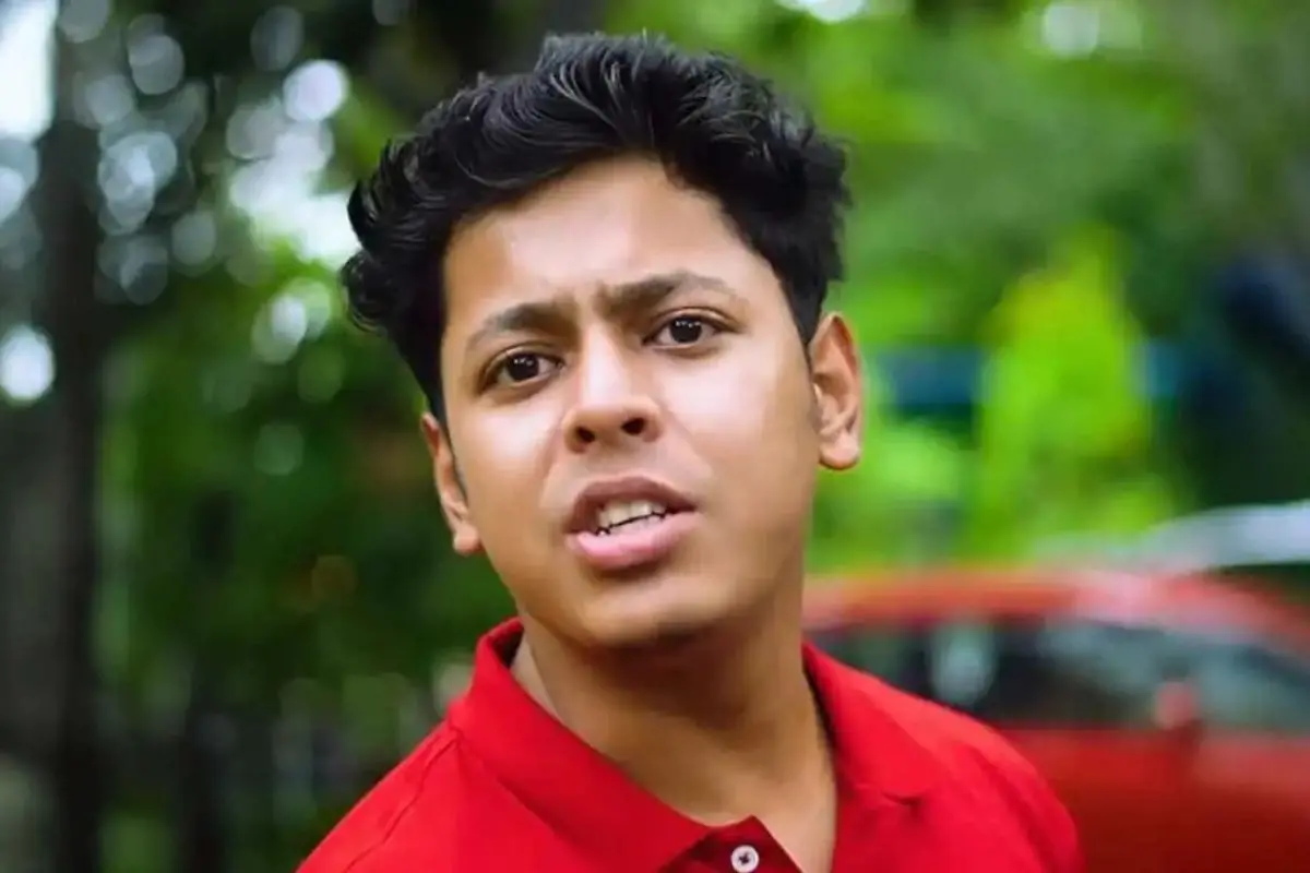 Kolkata-based content creator Shamik Adhikari, also known online as Nonsane, who was arrested following a woman's complaint.