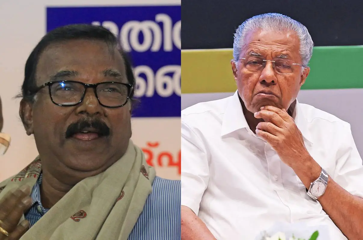 സി. ദിവാകരൻ, പിണറായി വിജയൻ | PHOTO:MATHRUBHUMI