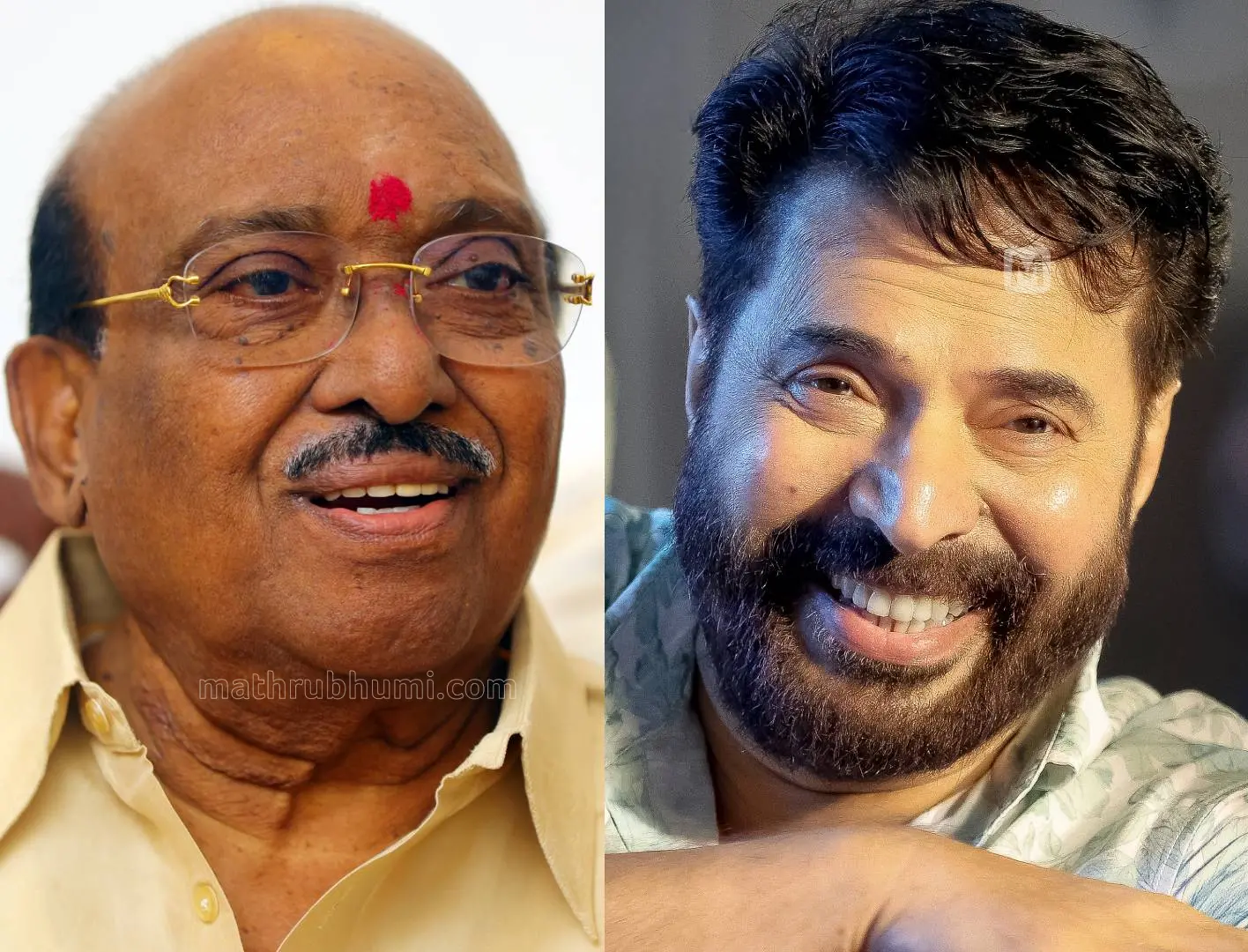 വെള്ളാപ്പള്ളി നടേശൻ, മമ്മൂട്ടി | Photo: Mathrubhumi