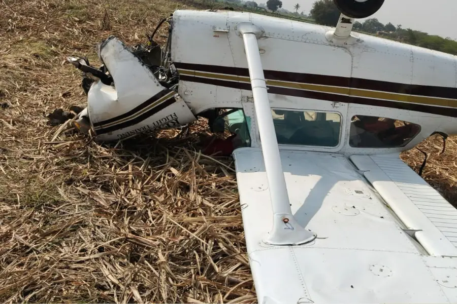 The aircraft that crashed in Karnataka’s Vijayapura