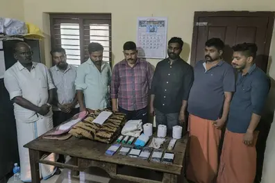 Seven held with tiger skin, claws in Kannur forest raid