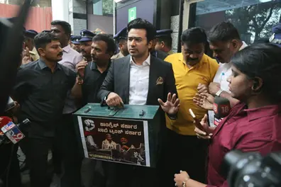 Tejasvi Surya detained amid Bengaluru Metro protest; MP labels Congress a ‘Khali Trunk’ Govt