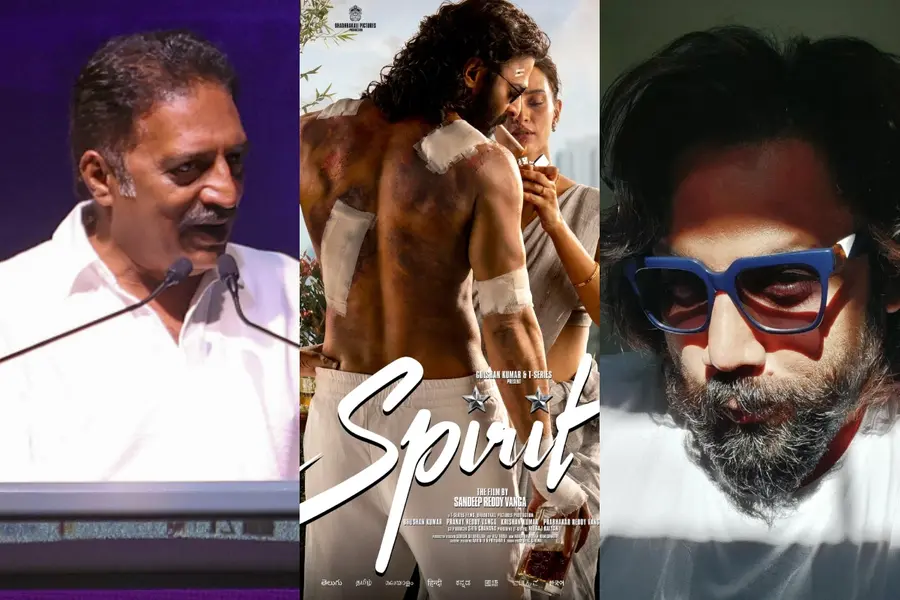 Sandeep Reddy Vanga Prakash Raj Spirit Prabhas
