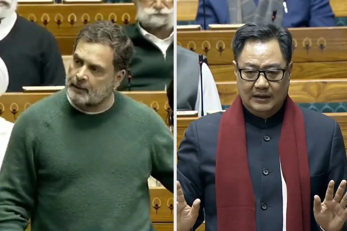 Rahul Gandhi, Kiren Rijiju