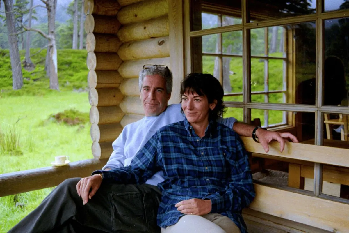 Ghislaine Maxwell with Jeffrey Epstein in an unidentified location | File Photo:  AFP