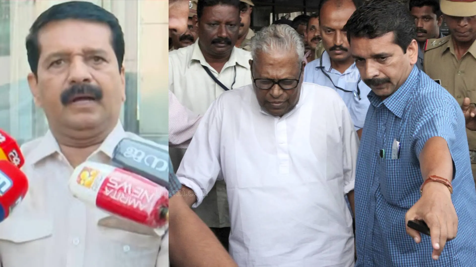 എ. സുരേഷ്, വി.എസ്. അച്യുതാനന്ദനൊപ്പം സുരേഷ് | Photo: Mathrubhumi