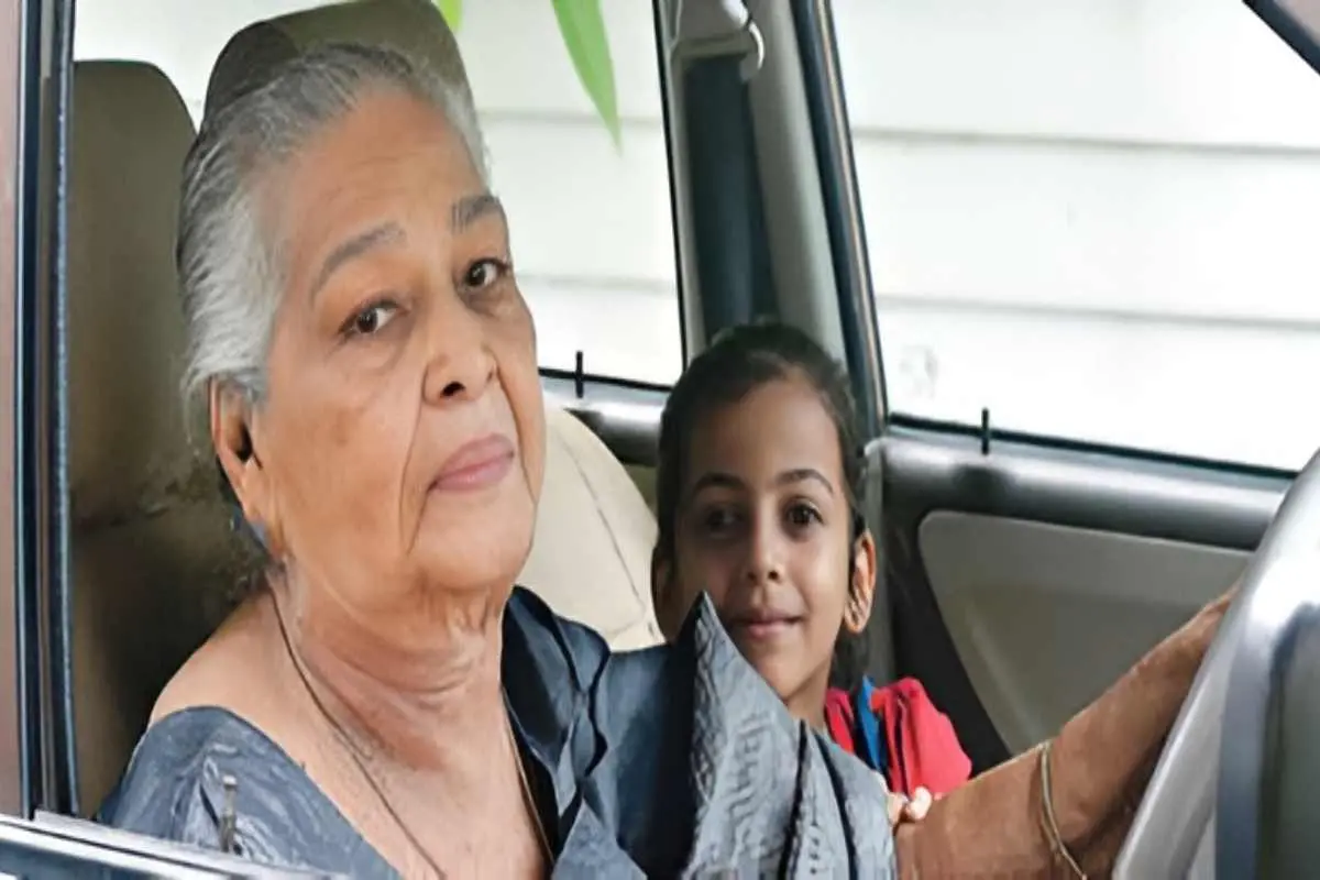Thankam Paul driving her car even after 90 ( File Photo)