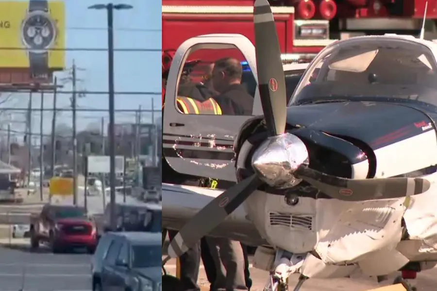 plane crash landing