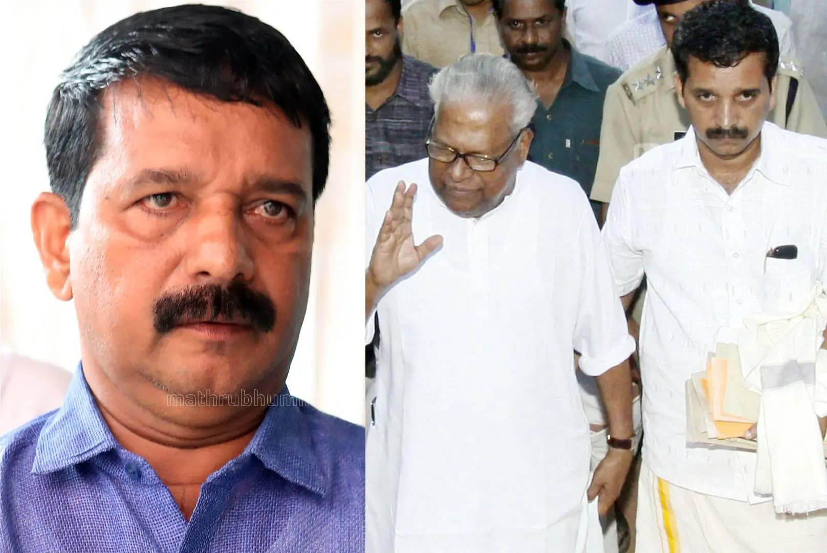എ.സുരേഷ്, വിഎസ് അച്യുതാനന്ദനൊപ്പം സുരേഷ് | Photo: Mathrubhumi