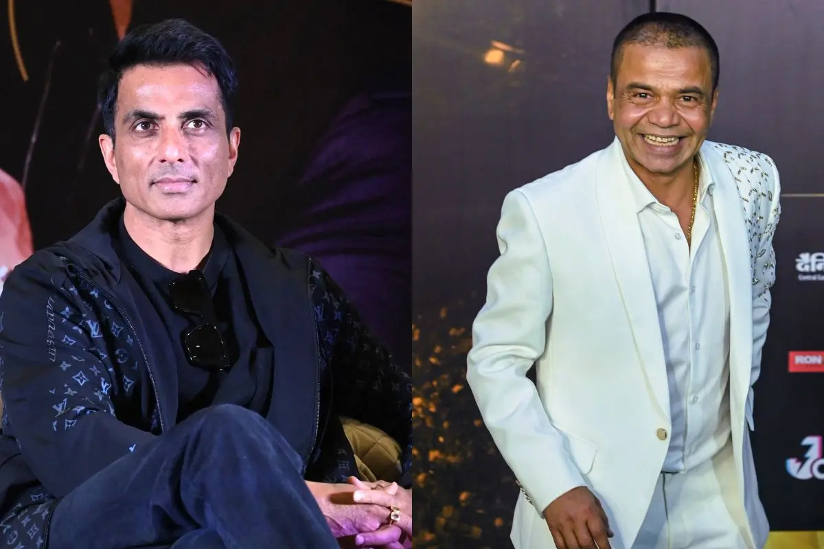 സോനു സൂദ്, രാജ്പാൽ യാദവ് | ഫോട്ടോ: AFP, PTI