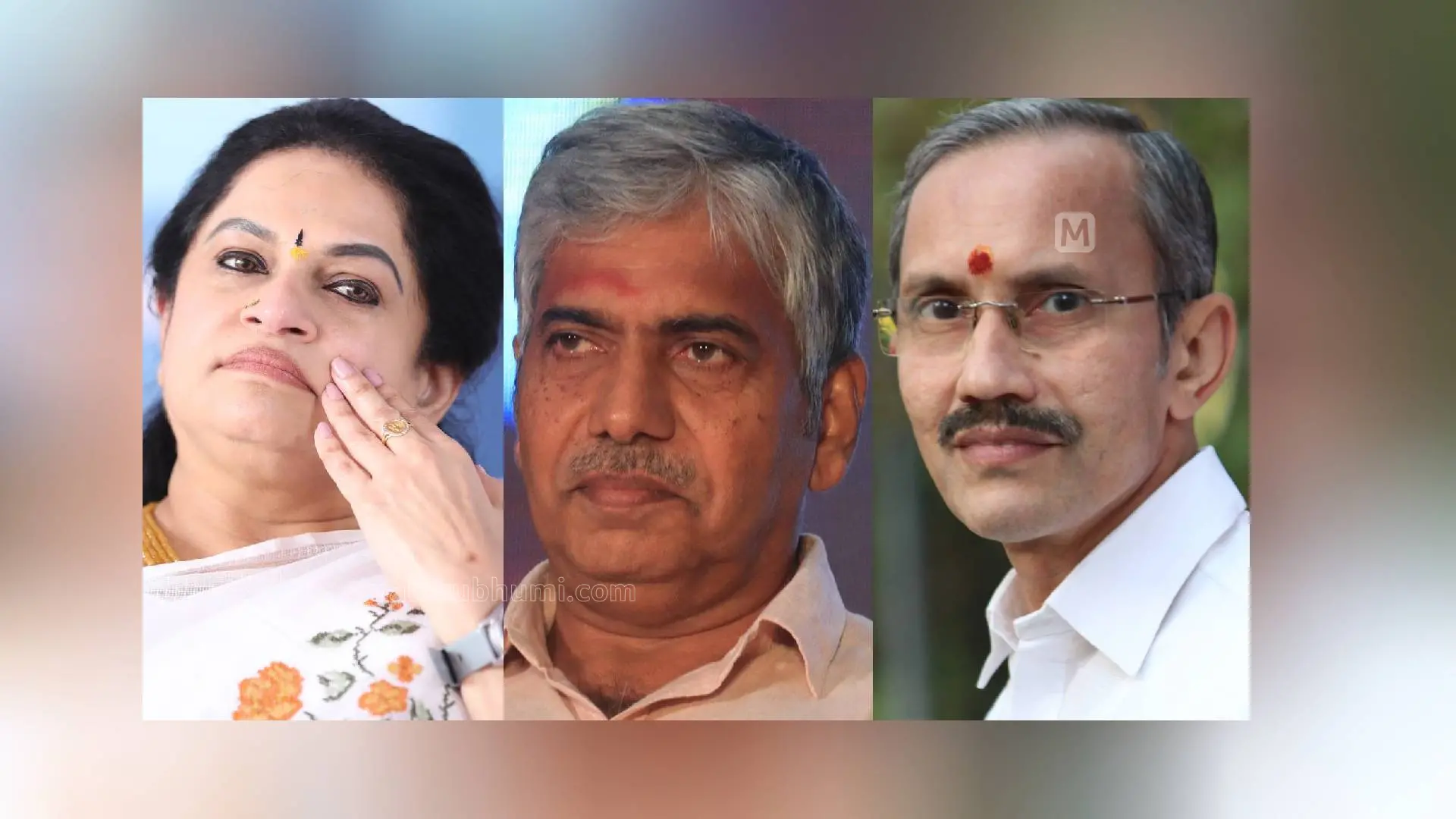 പദ്മജാ വേണുഗോപാൽ, ജേക്കബ് തോമസ്, എം.ടി. രമേശ്
