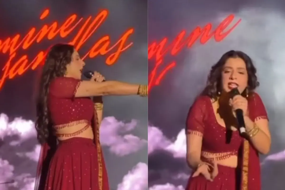 Singer Jasmine Sandlas stopping her Delhi concert mid-performance to address harassment
