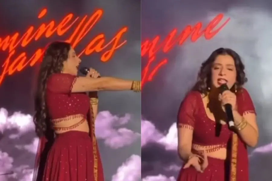 Singer Jasmine Sandlas stopping her Delhi concert mid-performance to address harassment