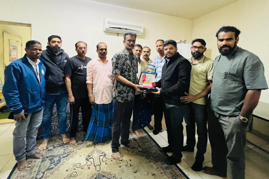 ഹരി എസ്. നായർക്ക് കേളി യാത്രയയപ്പ് നൽകി