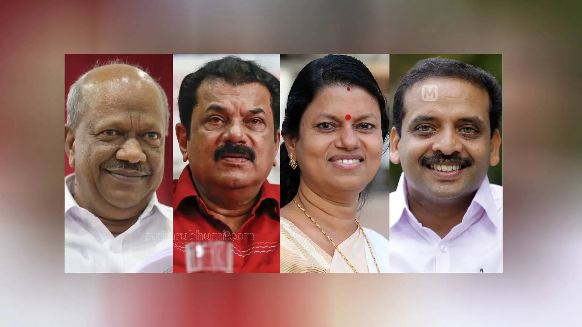 എസ്. ജയമോഹൻ, എം. മുകേഷ്, ബിന്ദു കൃഷ്ണ, സൂരജ് രവി | Photo: Mathrubhumi