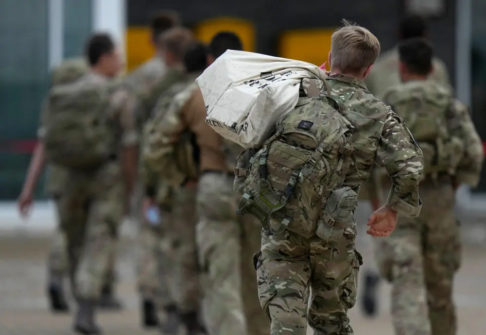 Members of the British armed forces | AFP File
