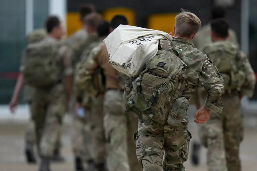Members of the British armed forces | AFP File