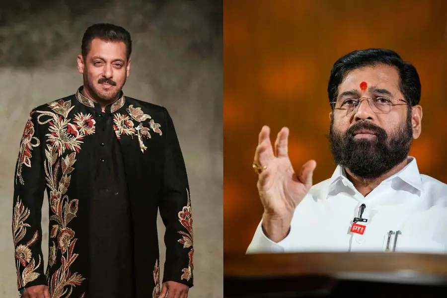 Salman Khan and Eknath Shinde