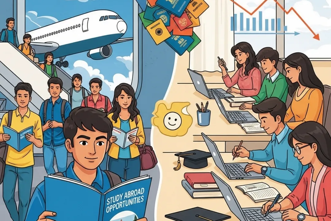 Study abroad decline: Why Indian students are staying home