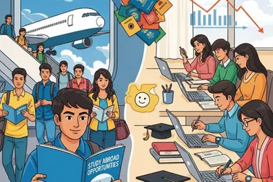 Study abroad decline: Why Indian students are staying home