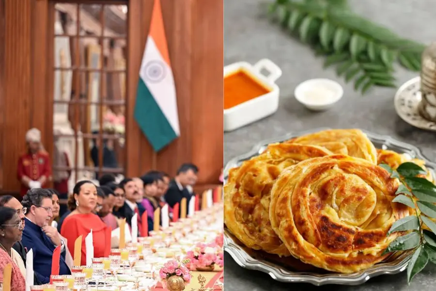 പനീർ ‘ടെല്ലിച്ചേരി,’ പൊറോട്ടയ്ക്കൊപ്പം തോരൻ; രാഷ്ട്രപതി ഭവനിലെ 'കേരളീയ വിഭവം' കണ്ട് ഞെട്ടി മലയാളി!